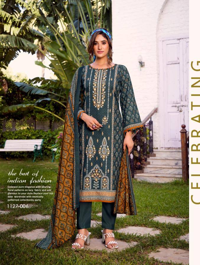 Romani bin kareem vol 2 Designer dress material wholesalers in Delhi